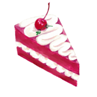 cake dessert  sweet fruit red  berry cherry raspberry png