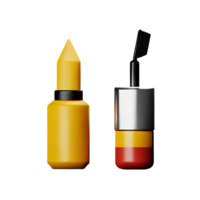 cosmetics 3d rendering icon illustration png