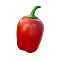 Pimenta 3d Renderização ícone ilustração png