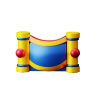 carnaval 3d le rendu icône illustration png