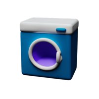 lavanderia 3d interpretazione icona illustrazione png