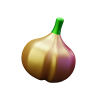 knoflook 3d renderen icoon illustratie png