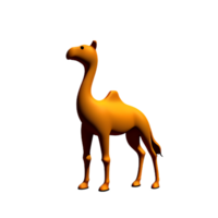 camel 3d rendering icon illustration png