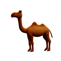 camel 3d rendering icon illustration png