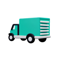 logistiek 3d renderen icoon illustratie png