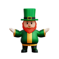 st Patricks Tag 3d Rendern Symbol Illustration png