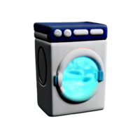 laundry 3d rendering icon illustration png