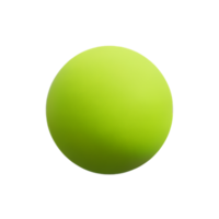 tennis ball 3d rendering icon illustration png