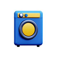 laundry 3d rendering icon illustration png