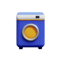 laundry 3d rendering icon illustration png