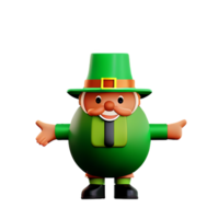 st patricks day 3d rendering icon illustration png