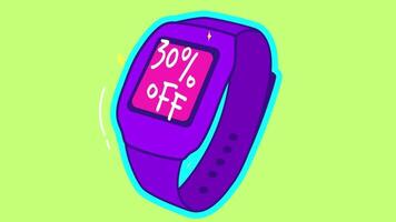 sale for your product in green background video