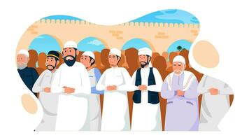 Ramadán saludo animación antecedentes. Ramadán kareem islámico. blanco antecedentes. video