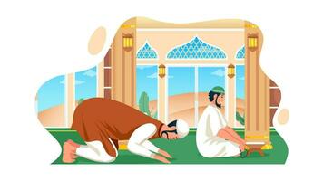 Ramadan salutation animation Contexte. Ramadan kareem islamique. Vide Contexte. video