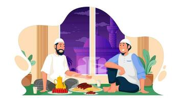 Ramadan salutation animation Contexte. Ramadan kareem islamique. Vide Contexte. video