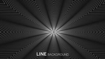 Vector illustration of a monochrome abstract background with a smooth and shiny grid shape. The design is harmonious and dynamic.