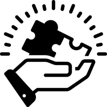 solid icon for appropriations vector