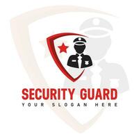 Creative shield for security logo design vector editable