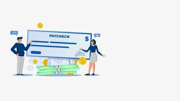 Excellent payment method and technology animation video