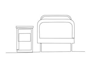 un intensivo habitación concepto vector