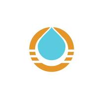 water drop logo vector element business illustration symbol and design