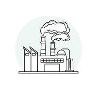 Factory Icon Vector Illustration