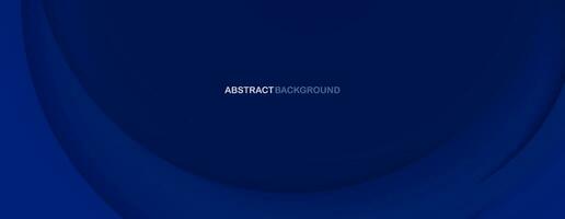 Abstract background with curve modern lines on dark blue background. Illustration horizontal template background banner. vector