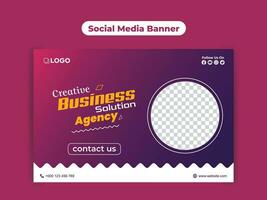 Creative Stylish Social Media Post Design Template vector