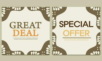 Deal of the day banner. Special offer price sign. Advertising discount  symbol. 2191760 Vector Art at Vecteezy