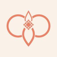 Abstract Feminine Icon - Embracing Elegance and Femininity in Contemporary Form vector