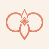 Abstract Feminine Icon - Embracing Elegance and Femininity in Contemporary Form vector