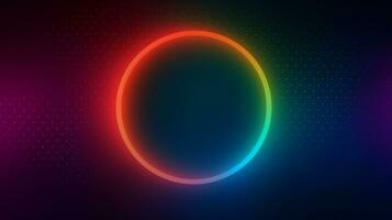 Gradient glow light modern gradient frame background blur pattern AI Generated photo