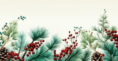 Navidad ligero fondo, nuevo año árbol, publicidad modelo diseño antecedentes - ai generado imagen foto