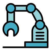 Machine robot icon vector flat