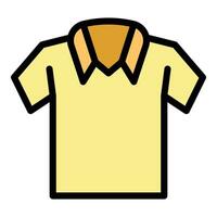 modelo camisa icono vector plano