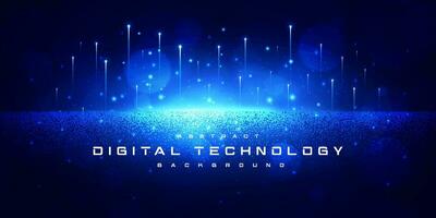 Digital technology speed connect blue green background, cyber nano information, abstract communication, innovation future tech data, internet network connection, Ai big data, line dot illustration 3d vector