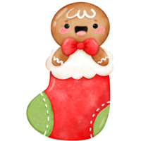 Gingerbread, Christmas Cookie, Cookies, illustration watercolor png