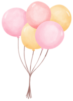 rose anniversaire des ballons png