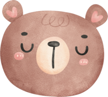 Cute Teddy bear watercolor png