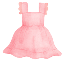 süß Baby Dusche Mädchen Rosa Kleid png