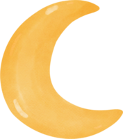 mignonne garderie croissant lune png