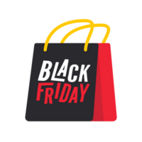 Shopping bags for purchasing Black Friday products, special offers, product discount promotions png