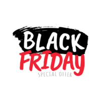 Black Friday banner. Special discount offer design. Product discount festival png