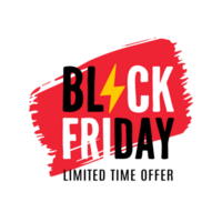 Black Friday banner. Special discount offer design. Product discount festival png