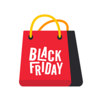 Shopping bags for purchasing Black Friday products, special offers, product discount promotions png