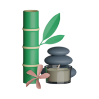 bambu e spa ícones ai generativo png