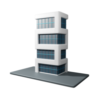 Office Building PNG AI Generative