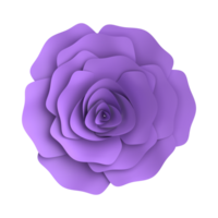 Purple Flower Transparency PNG AI Generative