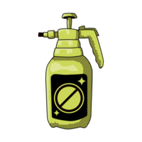 vatten spray bottel ai generativ png