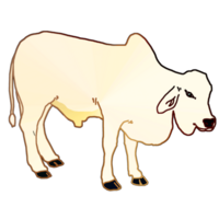 sticker logo of cow png